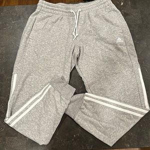 Adidas Classic Cuffed Sweatpants Leggings Size S Stripes